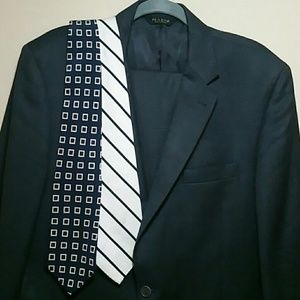 COMBO Jo's A Bank Sgn. Gold L Suit+ Polo Ties